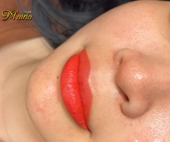 Phun môi collagen - phun mày điêu khắc sợi mày nam nữ 