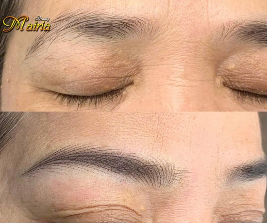 Phun môi collagen . Điêu khắc sợi mày 6D