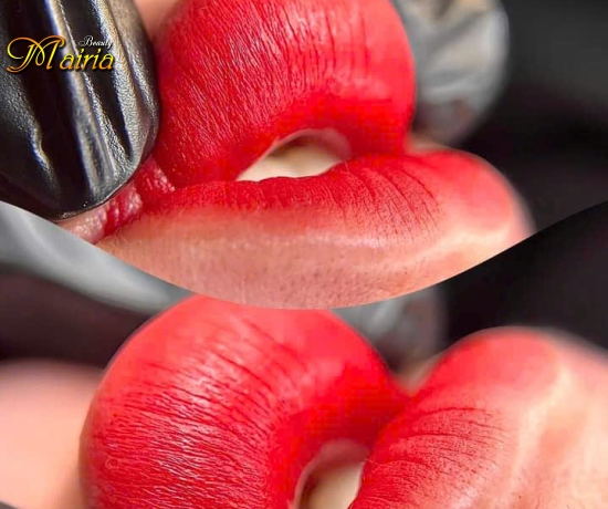 Mẫu môi nữ đỏ cherry