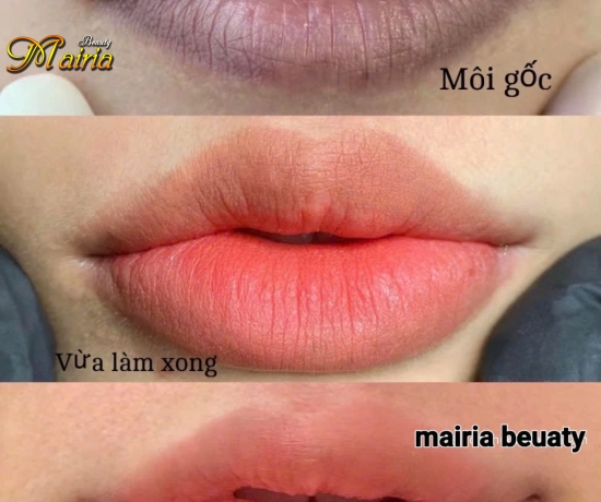 Mẫu môi nữ đỏ cherry